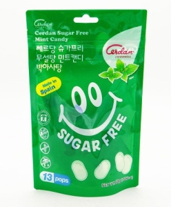 쎄르당 슈가프리 무설탕 박하사탕 40g x 4봉